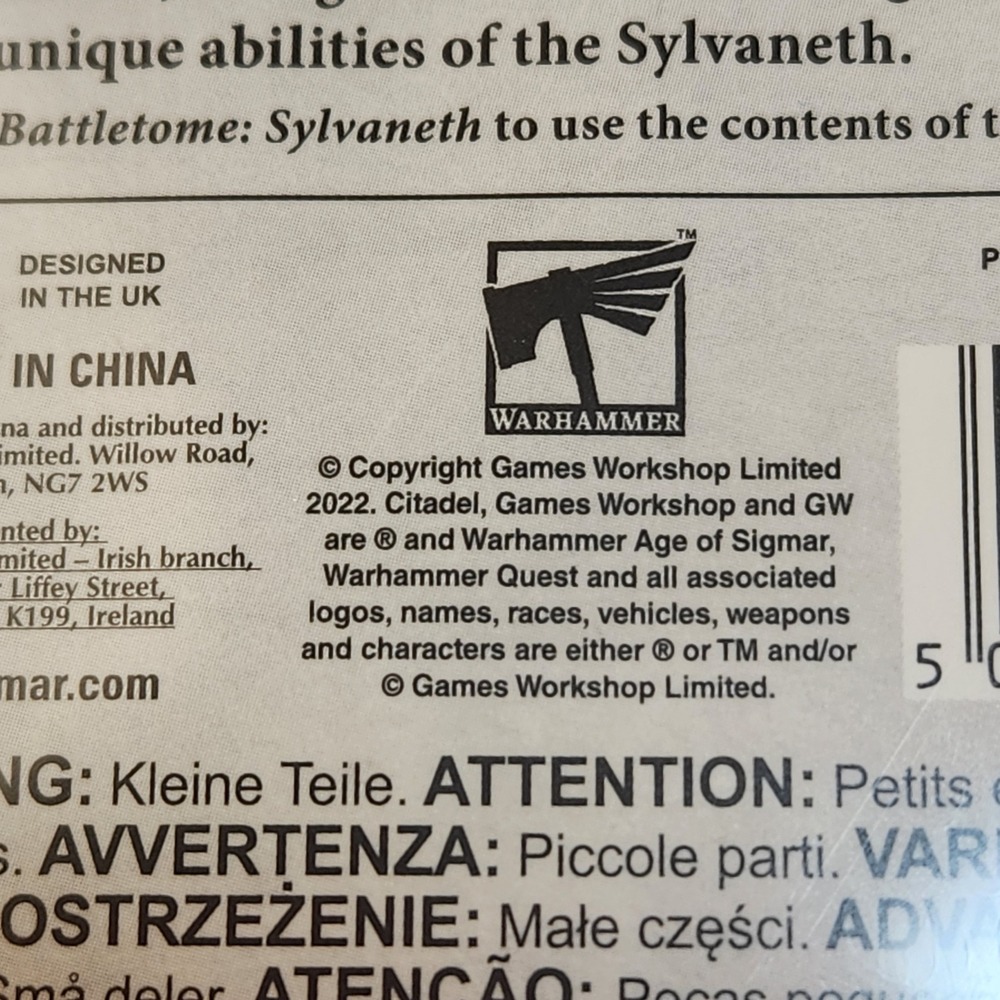 Warhammer Age of Sigmar Sylvaneth Warscroll Cards Games Workshop 2022 Sealed - Picture 4 of 4